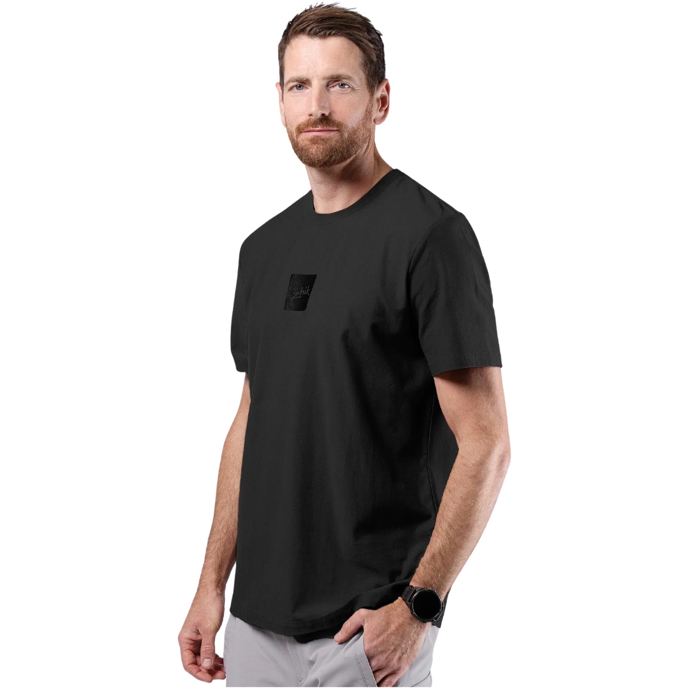 2026 Zhik Herre Carbon T-shirt TEE-0735-M-BLK - Black